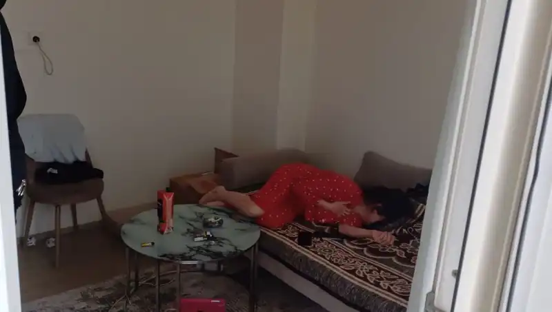 Birlikte Olduğu Kadına Yüz Yarısı Değmiş Dehşet Anları