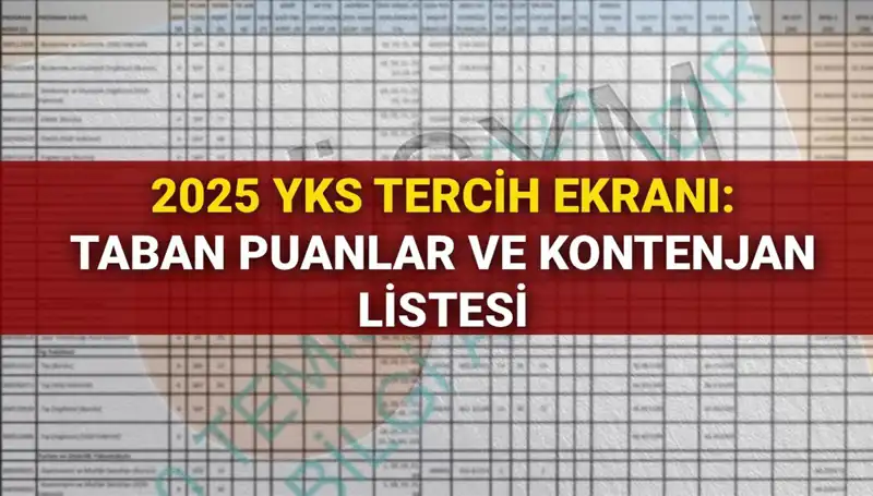 2025 YKS Tercih Süreci Başladı: Hangi Bölümler ve Puanlar Geçerli?