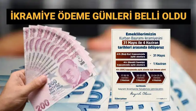 Emeklilere Müjde! 4 Bin TL Bayram İkramiyeleri Ne Zaman Hesaplarda?