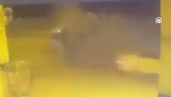 Gaziantep’te Feci Kaza Anları Kameralara Yansıdı!