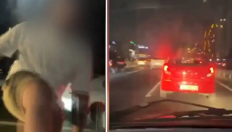 Trafik Magandası Aksaray'da Güvenlik Kameralarına Yansıdı: Olay Anı Şok Edici!