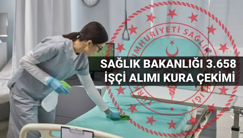 Sağlık Bakanlığı'nın 3.658 İşçi Alımı Kura Tarihi ve Süreci Açıklandı