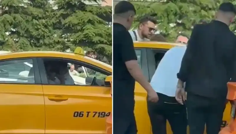 Trafikte Kızgınlık Anları: Taksi Şoförünü Yumruklayan Sürücü Gündeme Oturdu