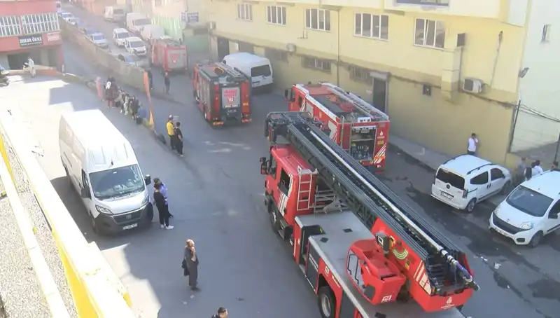 İstanbul'da Tekstil Atölyesinde Yangın: Alevler Kısa Sürede Yayıldı