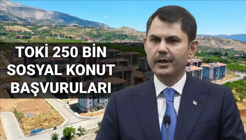 TOKİ 250 Bin Sosyal Konut Başvuruları 2025'te Başlıyor: Tarih ve Detaylar