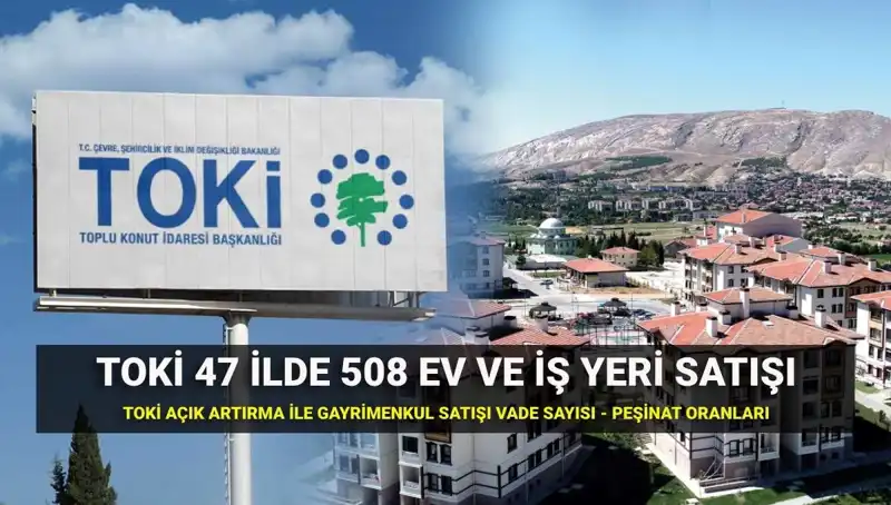 İstanbul'dan Anadolu'ya 508 Konut ve İş Yeri Açık Artırması Başlıyor