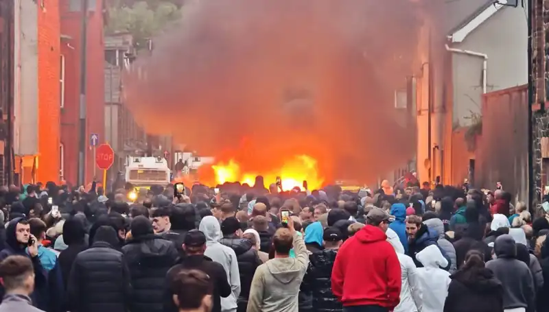 Kuzey İrlanda'da Cinsel Saldırıya Karşı Protestolar: Ev Yangınları ve Gözyaşları